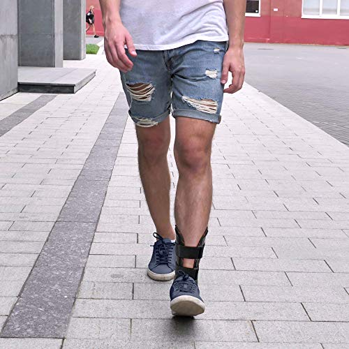 ORTONYX Ankle Stirrup Brace with Padding for Left or Right Foot Support