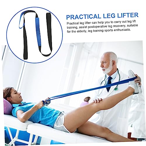 Healifty Leg Lifter Strap Blue Imitation Nylon 104.00X2.60X0.20cm - color: Blue