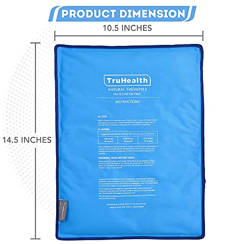 Reusable Gel Ice Packs, Shoulder and Knee Wrap, XL, 2-Pack, Blue - style: Extra Large (2 Per Pack)