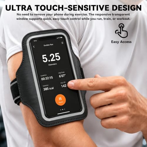 Running Armband with Card Slot, 2 Pack - size: 2 Pack
