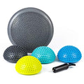 StrongTek Balance Pod Kit, 4 Hedgehog Pods, Wobble Cushion, Air Pump