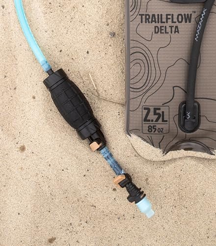 Mazama QuikStream Multi-Function Hydration Pump Kit – Pressurized Water System for Sharing, Cleaning & Cooling. Rinse Gear, Dishes, Pets, Sand & More. Fits Most Reservoirs. Squirt or Spray on Demand!