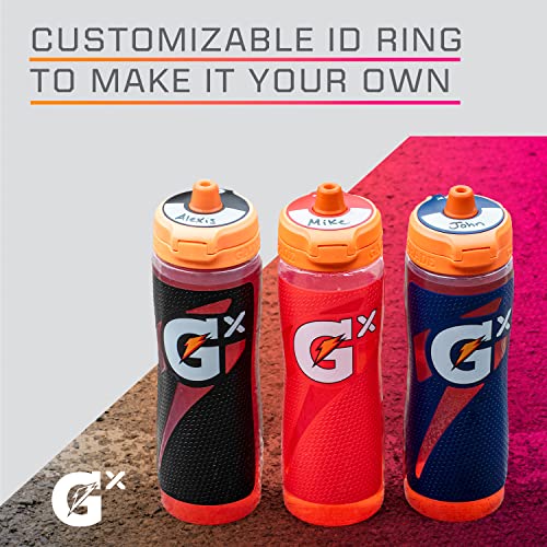 Gatorade Gx Plastic Squeeze Bottle, White, 30oz - color: White