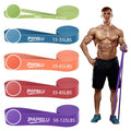 Pull Up Bands, Resistance Bands Set for Pull-Up Assistance, Exercise Bands with Door Anchor & Grip Pads for Men & Women Working Out, Physical Therapy, Muscle Training