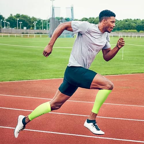 Luwint Teens Calf Compression Sleeve, Leg Support Sleeves Footless Socks for Running, Shin Splints, Pain Relief - size: X-Large