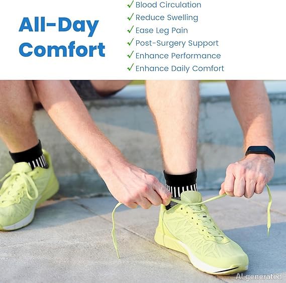 IRAMY Ankle Compression Socks for Women Men Cushioned Athletic Running Socks Plantar Fasciitis Relief 2/3/4/5/6 Pairs - color: Black+white+dark Grey(5 Pairs), size: Medium