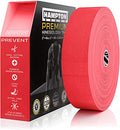 Hampton Adams Kinesiology Tape, Uncut Roll, Waterproof Muscle Support - color: Red, size: 2in x 135ft (1 Roll)