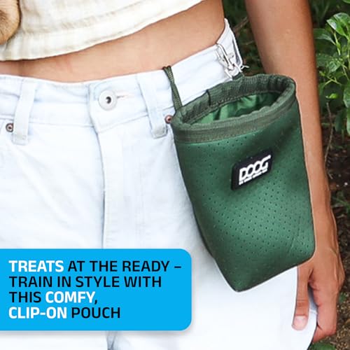 DOOG Treat & Training Pouch - Green | Clip-On Pouch for Dog Walks & Training - color: Green, size: Small