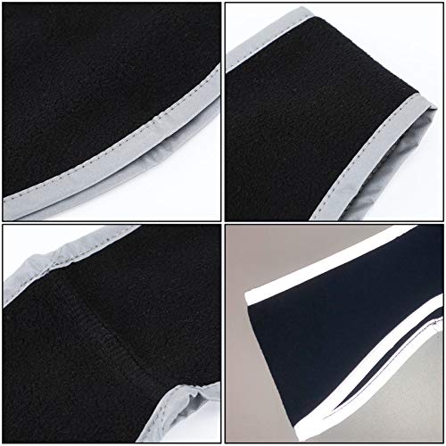 Geyoga 2Pcs Winter Running Ear Warmer Headband for Women Men - color: Black