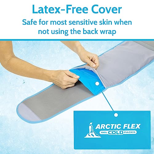 Arctic Flex Gel Replacement Packs - Ice Packs Reusable for Back Ice Brace - size: Back