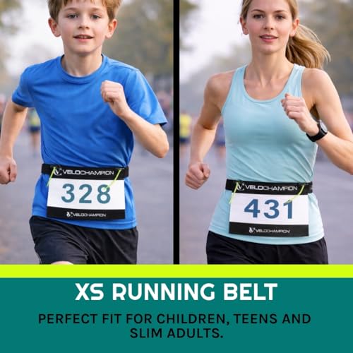 VeloChampion Triathlon Race Number Running Belt, X-Small, 1 Pack - size: X-Small