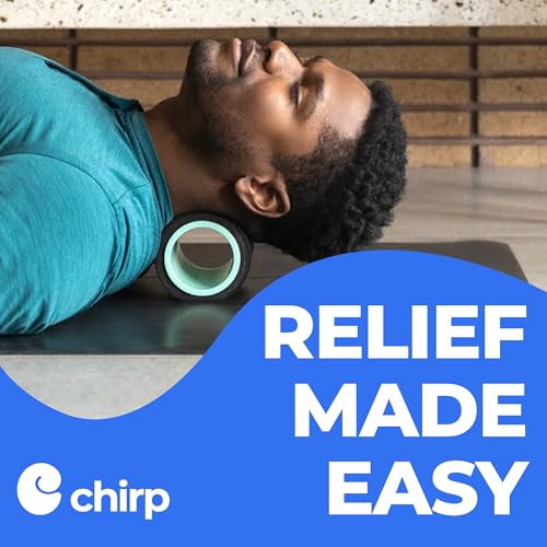 Chirp Wheel+ Foam Roller, Back & Neck Pain Relief, Mint 4-Inch - size: 4" - Focus