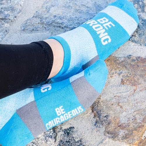 Gone For a Run Motivational Ankle Running Socks - Affirmation Runners Gifts - color: Be Strong