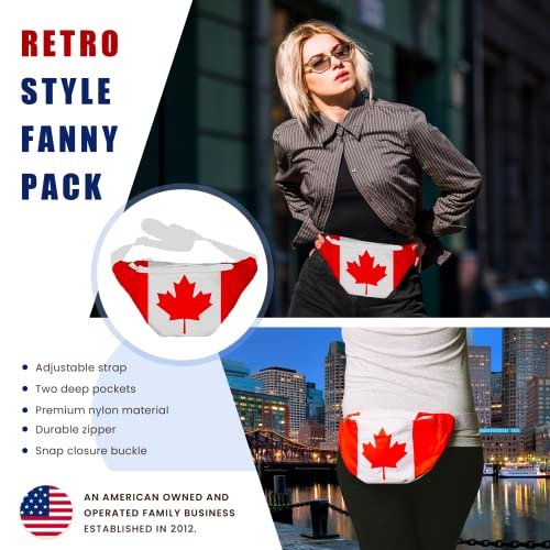 Funny Guy Mugs Canadian Flag Fanny Pack - color: Canadian Flag