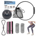 Wavar Pilates Essentials Kit for Women, 13.5" Magic Circle Fitness Set - color: Black