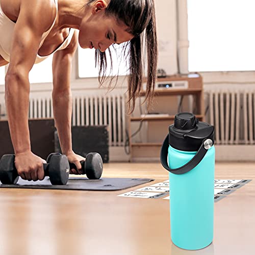 Lid for Hydro Flask 32 40 oz Wide Mouth, Replacement Lids Compatible with Hydro Flask Wide Mouth Water Bottle, Top Spout Lid with Handle, Wide Mouth Lid Chug Cap Accessories - color: Alpine - 1 Pack