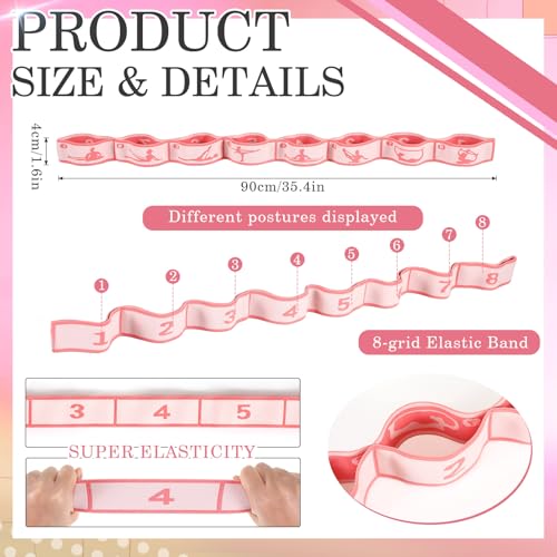 Stretch Strap for Kids, Gymnastic Ballet - color: Pink