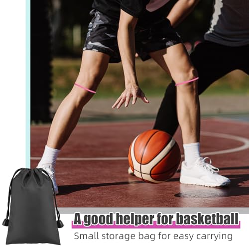 Foilswirl Patella Knee Band Basketball Knee Strap,4,Black and Rose Red,M - color: Black and Rose Red, size: M