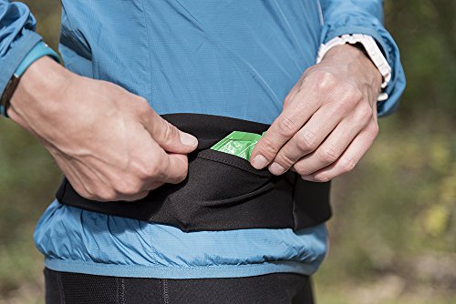 Nathan Zipster Running Belt.Bounce Free Waist Pack. Pockets with Zippers. Runners Fanny Pack. Fits All iPhones, Android, Samsung etc. for Men and Women - size: Small