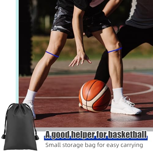 Foilswirl Patella Knee Band Basketball Knee Strap,4,Black and Royal Blue,M - color: Black and Royal Blue, size: M