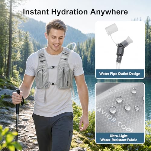 Cooling Vest for Men Women, Hydration Vest for Running Hiking