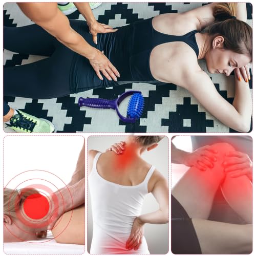Handheld Massage Roller Stick for Back Neck Leg Muscle Relief