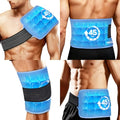 REVIX Large Ice Packs for Injuries Reusable, 45-Min Cold Therapy, 16 × 9" - size: Large 16 × 9 Inch