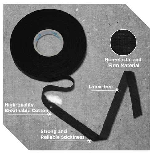 OK TAPE 8 Rolls Athletic Tape, 0.3 Inch Finger Tape, Jiu Jitsu Sports Tape - color: 0.3-black, size: 15 yards