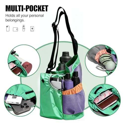 Lightweight Hiking Vest Bag, Multi‑Pocket Adjustable Running Chest Pack, Utility Outdoor Vest Pouch for Women, Men & Kids - color: Blue