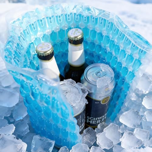 Flexible Ice Pack 27°F Reusable Cooler 3 Sheets (Blue)