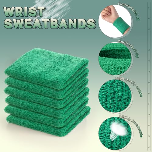WILLBOND Wrist Sweatbands - color: Dark Green
