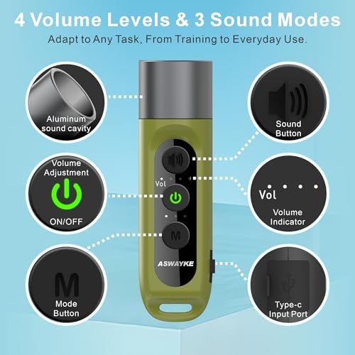 Electronic Whistle Highest IPX5 Maximum Sound 125db Battery 1000mAh Blue for Coaches Teacher, Sports Whistle - color: Green