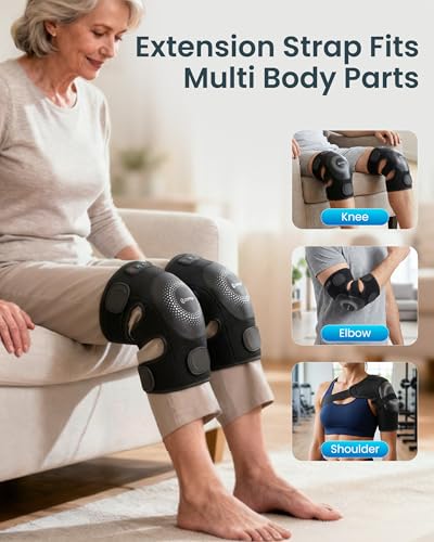 COMFIER FSA Eligible Items, Cordless Knee Massager with Graphene Heat
