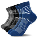 IRAMY Ankle Compression Socks Women Men Plantar Fasciitis Relief 3/5 Pairs - color: Black+dark Grey+dark Blue(3 Pairs), size: Medium