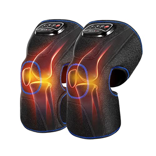 CINCOM Knee Massager with Heat and Air Compression for Pain Relief - size: One Pair