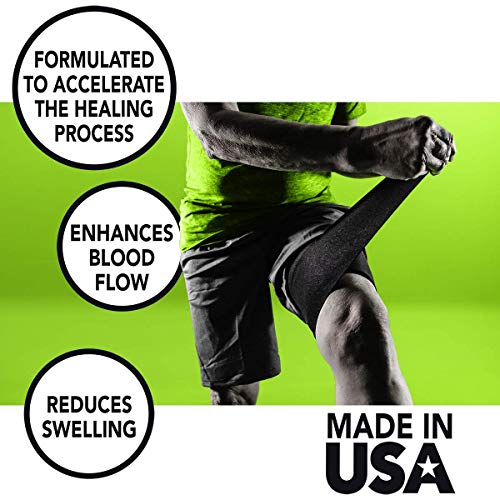 Strive Infrared Compression Therapy Wrap, 6" x 60", Adjustable, Black - color: Black, size: 6" x 60" Infrared Wrap