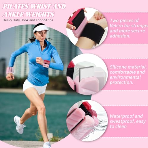 Ankle Weights & Resistance Bands Set for Women Adjustable