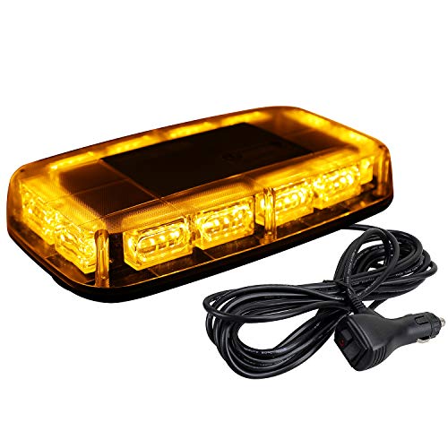 ASPL 48LED Roof Top Strobe Lights with Magnetic Base - color: Amber