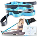 Yoga Stretching Strap - 12 Loop Non-Elastic Band