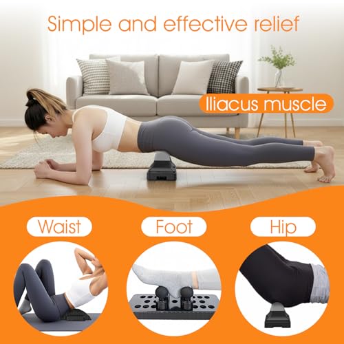 Psoas Release Tool Fully Adjustable Hip Flexor Release Tool for QL, Psoas, Back, Hamstring, Glute, Iliacus, and Neck Pain and Deep Tissue Relief - Trigger Point and Myofascial Release Tool
