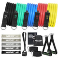 WIKDAY Resistance Bands with Handles for Exercise,beginners - color: 150LBS COLOR-GRAY LOOP