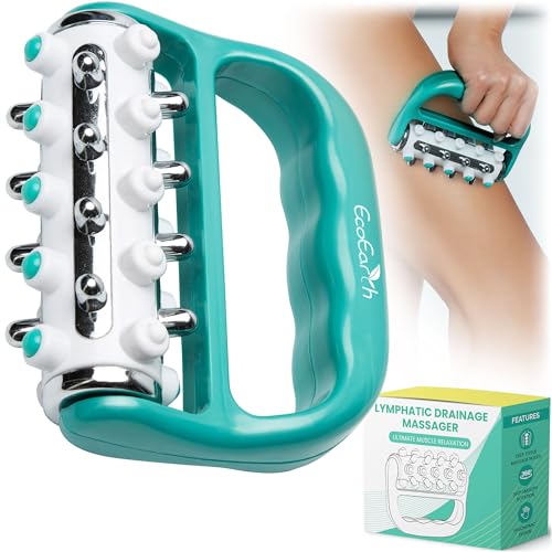 Myofascial Release Cellulite Massager, Handheld Massage Tool, Green - color: Green
