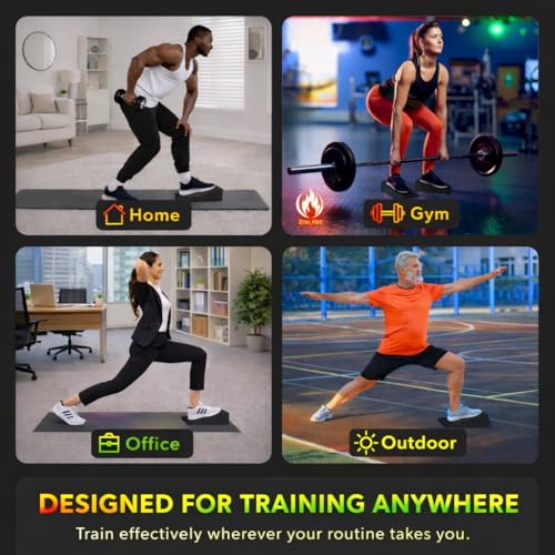 Non-Slip Squat Wedge Block, 2 Pack