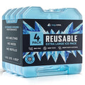 4 Pack Reusable Extra Large Ice Packs for Cooler, Long Lasting Freezer Packs for Camping, Beach, and Road Trips, Cooler Ice Packs BPA-Free Non-Toxic, 10.28"x 7.80" - size: XL 4-pack