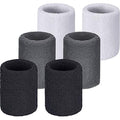 WILLBOND Wrist Sweatbands - color: Black, White, Gray