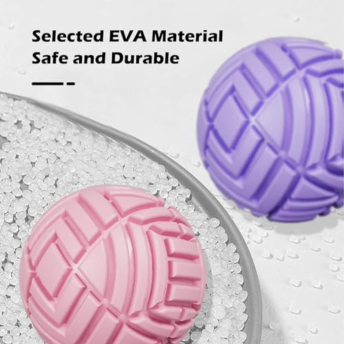 Tetop Fitness Muscle Massage Ball, 3.15in, Therapy Ball for Trigger Point Massage, Myofascial release, Mobility ball for Exercise & Recovery (Purple) - color: Purple