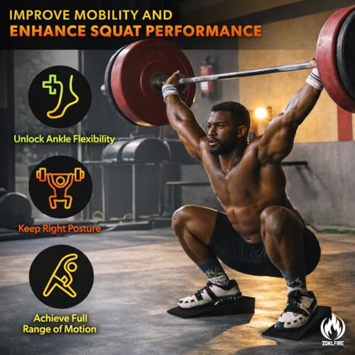 Non-Slip Squat Wedge Block, 2 Pack