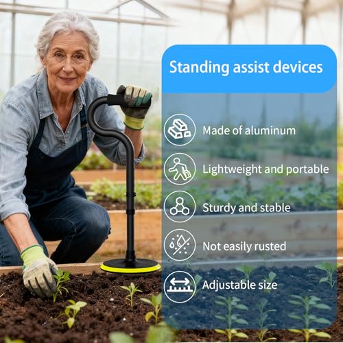 Standing Assist Devices Mobility Aids to Help Get up from Floor (Matte Black) - color: Matte Black