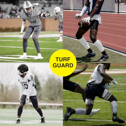 SLEEFS Football Leg Sleeves for Turf Burn and Skin Irritation Protection - color: Light Gray, size: Adults