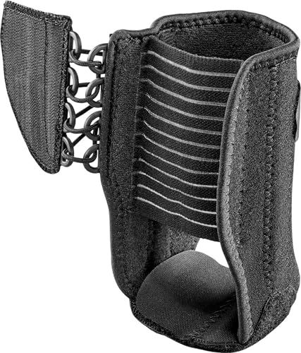 ACE Ankle Brace with Side Stabilizers, Adjustable, Black, 1/Pack - size: 1 Count (Pack of 1)